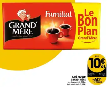 Supeco Grand’ mère café moulu offre