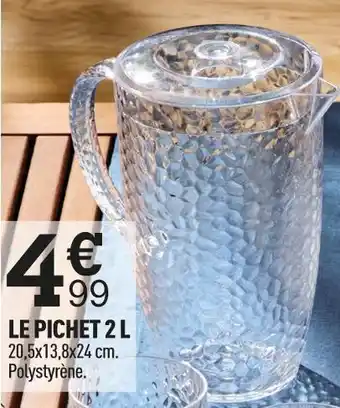 Centrakor Le pichet 2 l offre