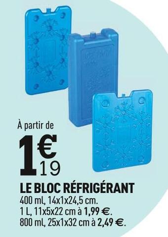Centrakor Le bloc réfrigérant offre