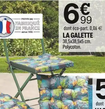 Centrakor La galette offre
