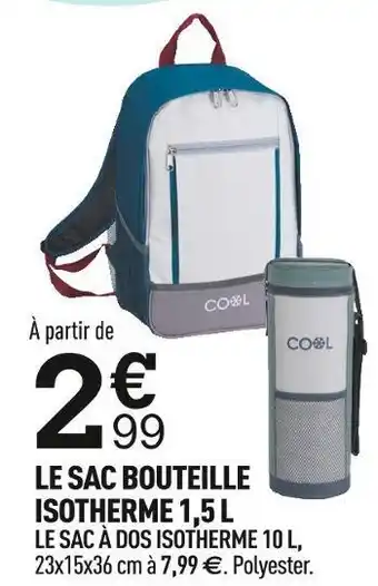 Centrakor Cool le sac bouteille isotherme 1,5 l offre