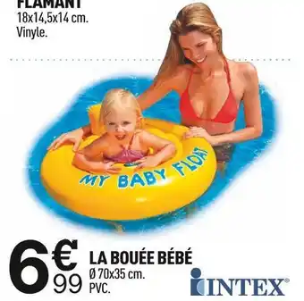 Centrakor Intex la bouée bébé offre