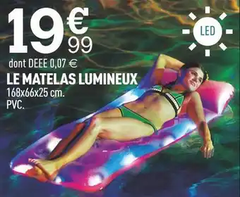Centrakor Le matelas lumineux offre