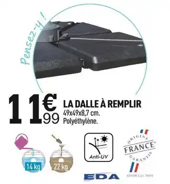 Eda la dalle à remplir