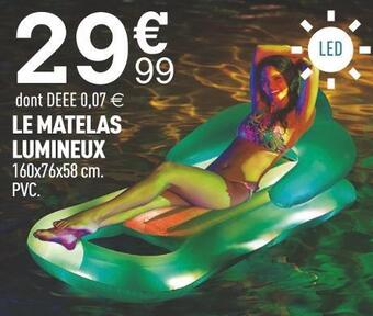 Centrakor Le matelas lumineux offre
