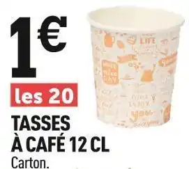 Centrakor Tasses à café 12 cl offre
