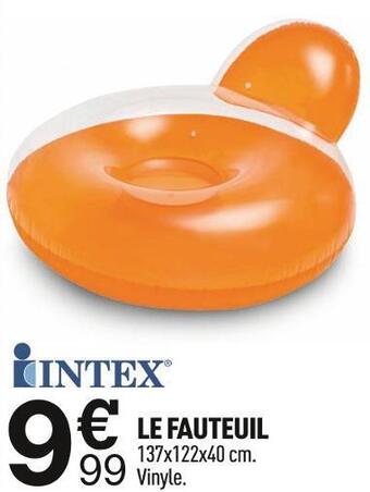 Centrakor Intex le fauteuil offre