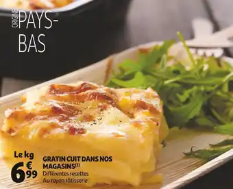 Auchan Gratin cuit dans nos magasins offre