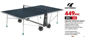 Cornilleau table de tennis de table