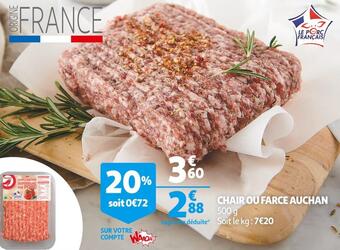 Auchan Auchan chair ou farce offre