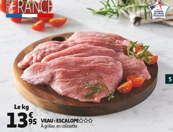 Auchan Veau : escalope offre