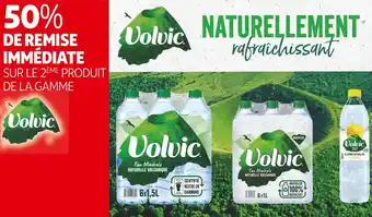 Auchan Volvic bon plan sur la gamme de la marque volvic offre