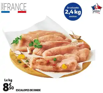 Auchan Escalopes de dinde offre