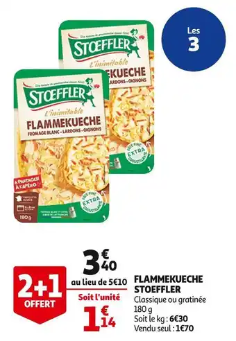 Auchan Stoeffler flammekueche offre