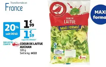 Auchan Auchan coeur de laitue offre
