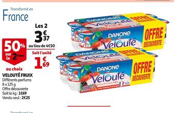 Auchan Velouté fruix offre