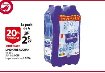 Auchan Auchan limonade offre