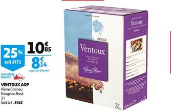 Auchan Pierre chanau ventoux aop offre