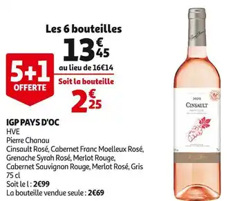 Auchan Pierre chanau igp pays d'oc offre
