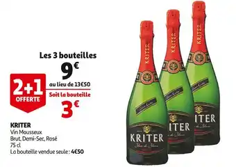 Auchan Kriter kriter offre