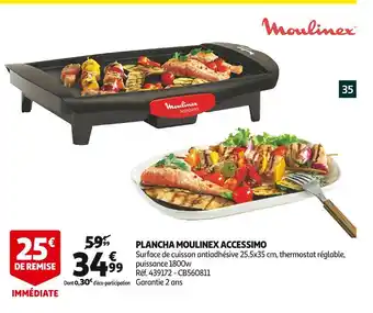 Moulinex plancha accessimo