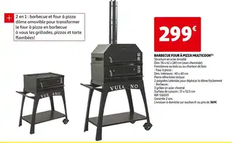 Auchan Multicook barbecue four à pizza offre