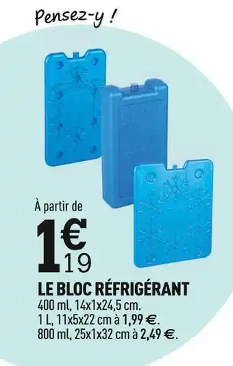 Centrakor Le bloc réfrigérant offre