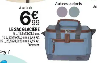 Centrakor Le sac glacière offre