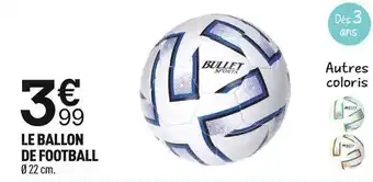 Centrakor Le ballon de football offre