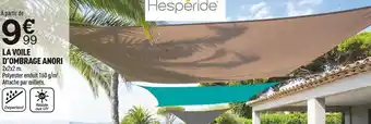 Centrakor Hespéride la voile d’ombrage anori offre