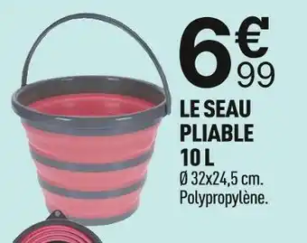 Centrakor Le seau pliable 10 l offre