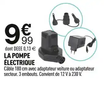 Centrakor La pompe électrique offre
