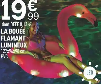 Centrakor La bouée flamant lumineux offre