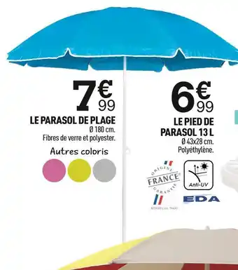 Centrakor Le parasol de plage offre