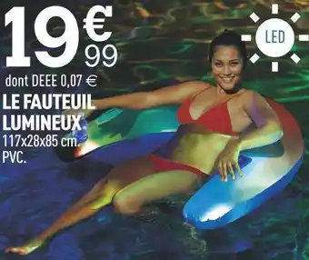 Centrakor Le fauteuil lumineux offre