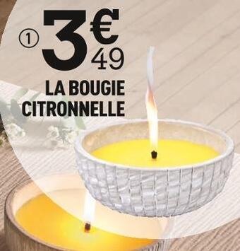 Centrakor La bougie citronnelle offre