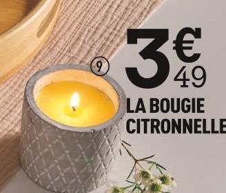 Centrakor La bougie citronnelle offre