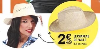 Le chapeau de paille
