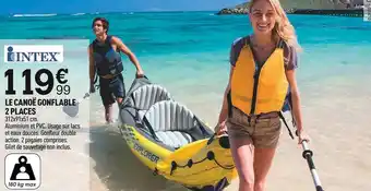 Centrakor Intex le canoë gonflable 2 places offre