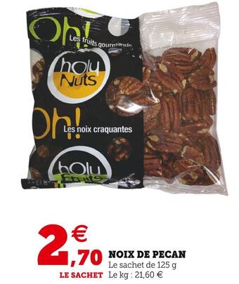 Super U Noix de pecan offre