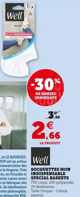 Well socquettes mon indispensable special baskets