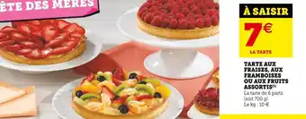 Super U Tarte aux fraises, aux framboises ou aux fruits assortis offre
