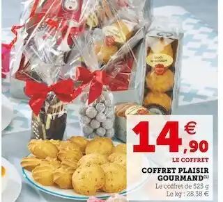 Super U Coffret plaisir gourmand offre