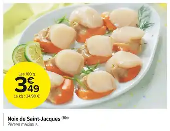 Carrefour Market Noix de saint-jacques offre
