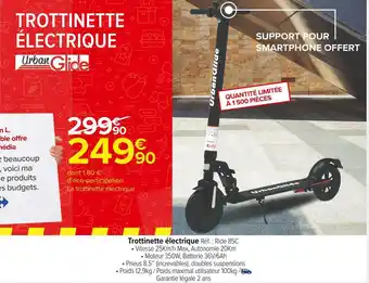 Carrefour Market Urban glide trottinette électrique offre