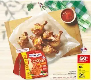 Carrefour Market Maître coq coq’ailes offre