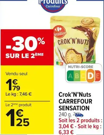 Carrefour Market Carrefour crok’n’nuts sensation offre