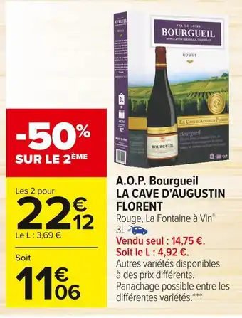 La cave d’augustin florent a.o.p. bourgueil