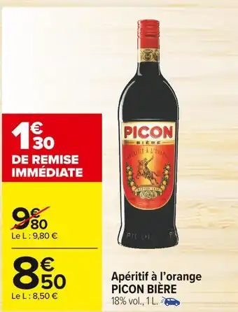 Picon bière apéritif à l’orange