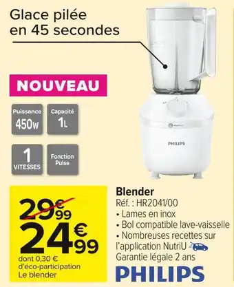 Carrefour Market Philips blender offre